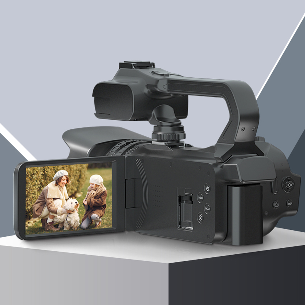 Electronics Home Gadgets - フル4Kビデオカメラ 64MP YouTuber向け プロ仕様デジタルビデオカメラ ストリーミング オートフォーカス