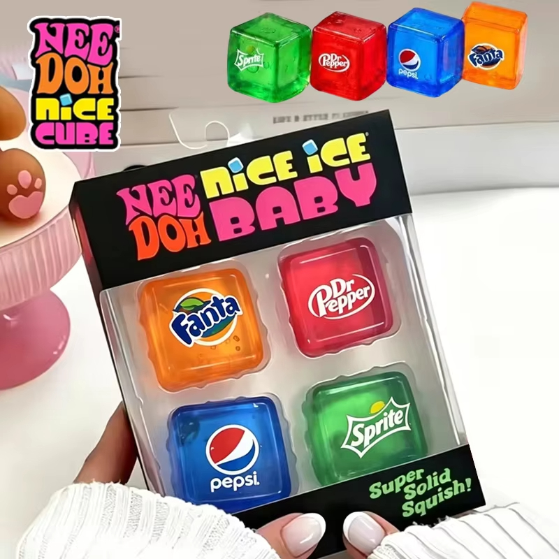 Electronics Latest Gadgets - NEEDOH ミニナイスアイスキューブ感覚玩具 スクイッシー ストレス解消 スローリバウンド フィジェットトイ