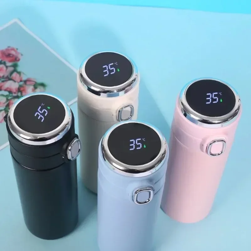 インテリジェントステンレス製ウォーターボトル,400ml,L - Smart Water Bottle Tracker のレビューと価格