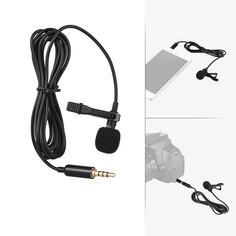 1-4個入り ポータブルUSBミニラベリアマイク 3.5mm - Mini Electronics Gadgets のレビューと価格
