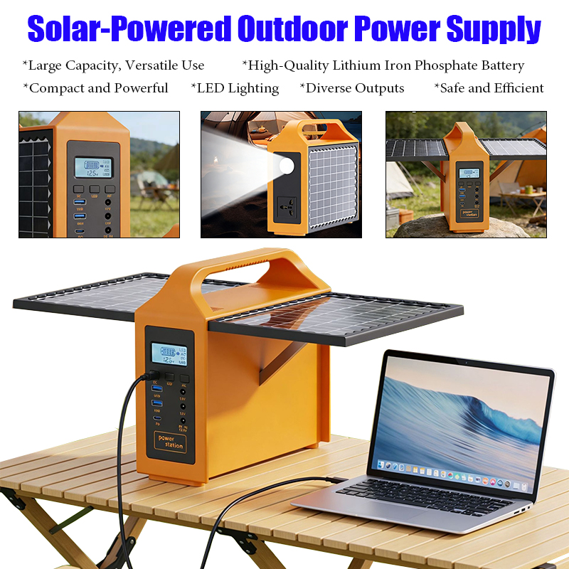 150Wポータブルソーラー発電ステーション、LEDライトとソ - Solar Powered Charger のレビューと価格