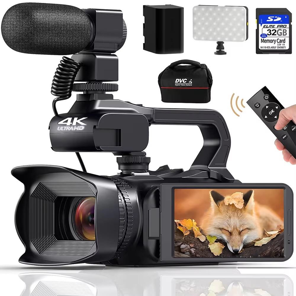 4Kプロフェッショナルビデオカメラ 写真撮影用 64MPウル - Electronics Home Gadgets のレビューと価格