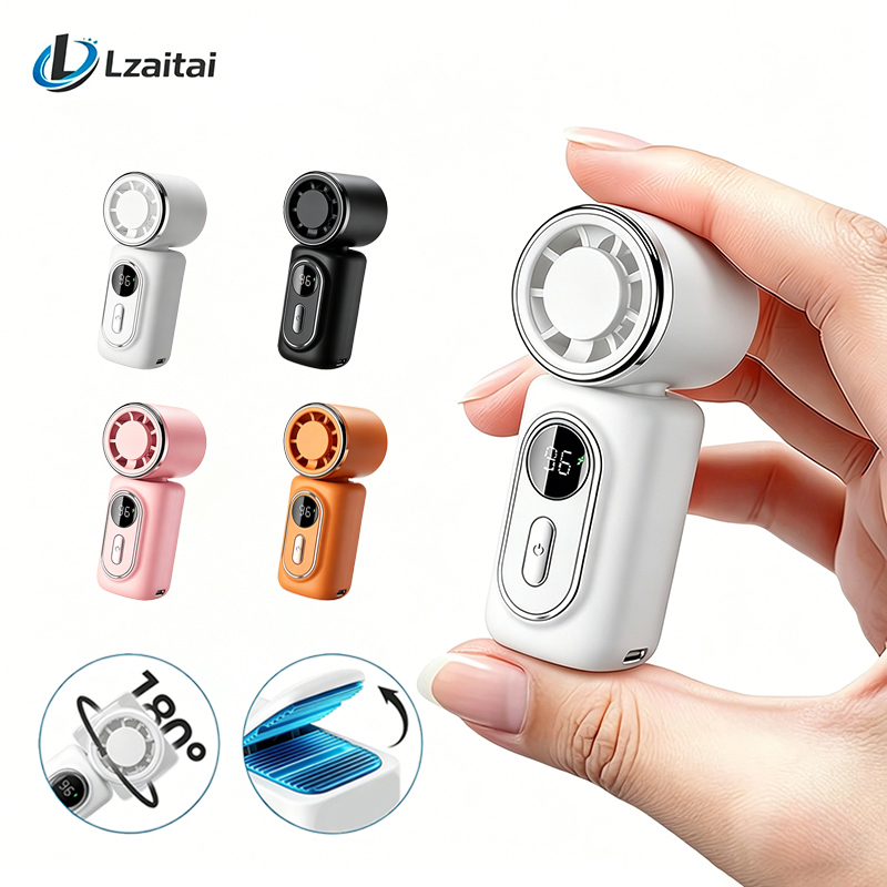 ミニファン ハンドヘルド小型ポータブルファン 冷却ターボ 5 - Electronics Home Gadgets のレビューと価格