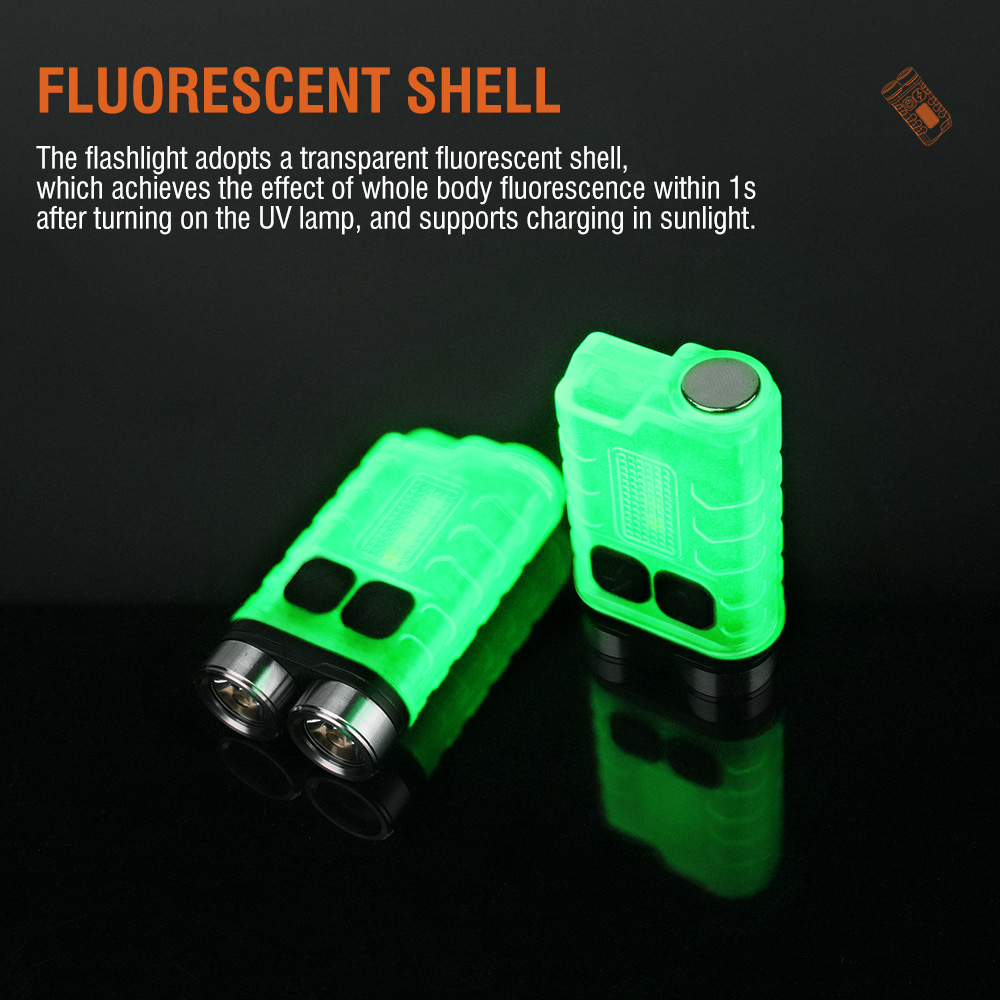 V3 EDC 懐中電灯ミニキーホルダー 900LM 超高輝度 - Mini Electronics Gadgets のレビューと価格