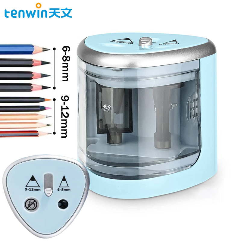 Tenwin 新 2 穴電動自動鉛筆削りスイッチ鉛筆削りホー - Electronics Home Gadgets のレビューと価格