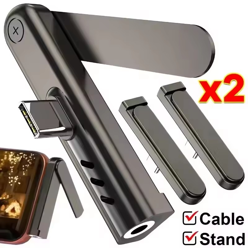 2/1 個ポータブル USB C から 3.5 ミリメートル - Mini Electronics Gadgets のレビューと価格