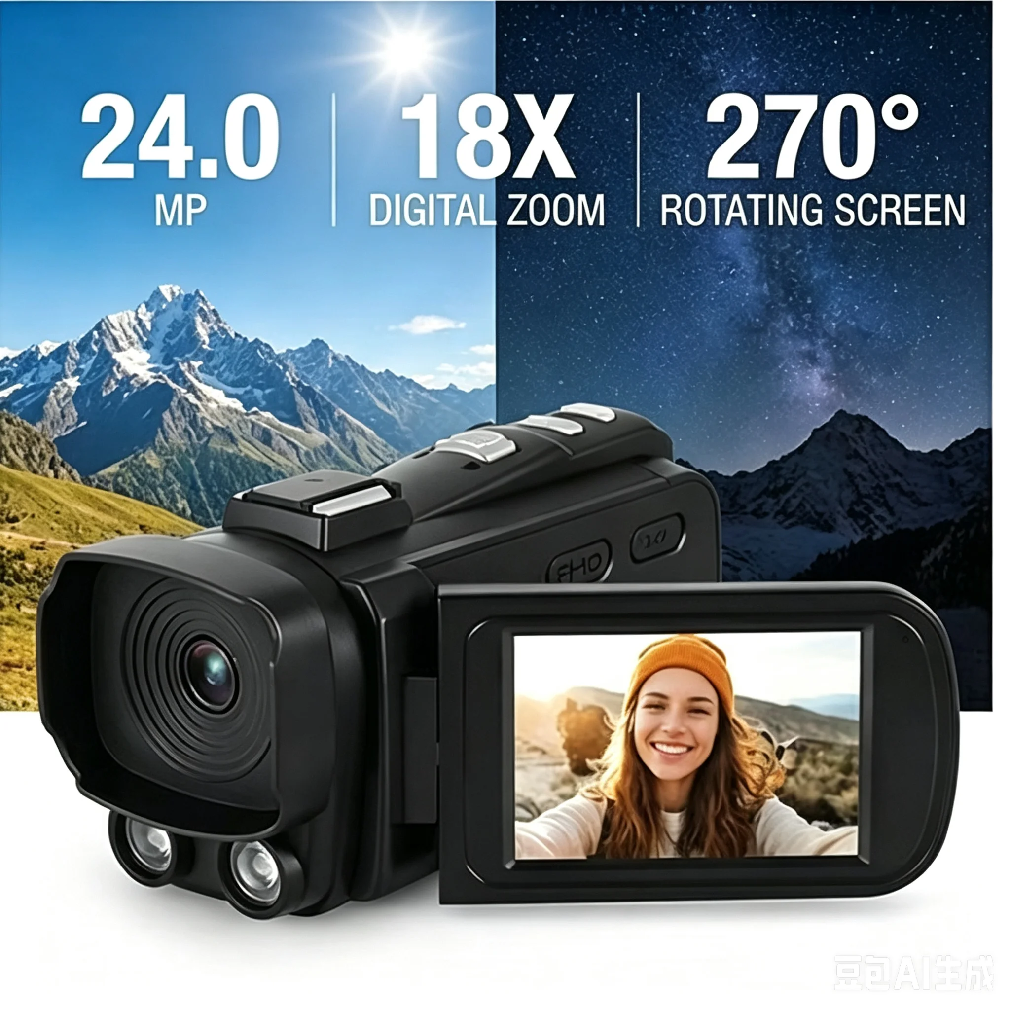 1080PフルHDデジタルカメラビデオカメラ赤外線ナイトビジ - Electronics Home Gadgets のレビューと価格
