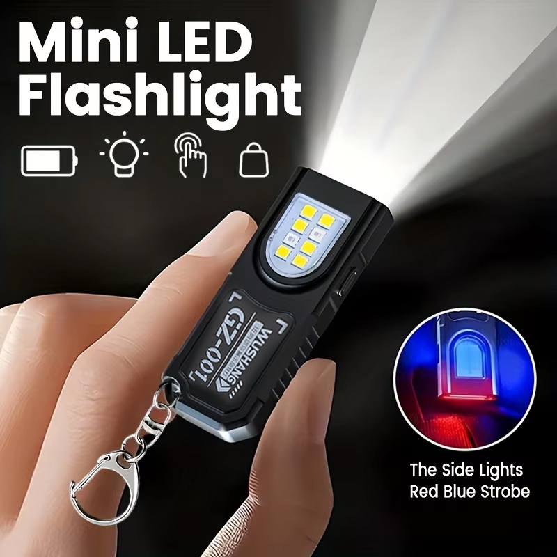 多機能キーホルダー懐中電灯 USB 充電式ミニ懐中電灯 CO - Mini Electronics Gadgets のレビューと価格