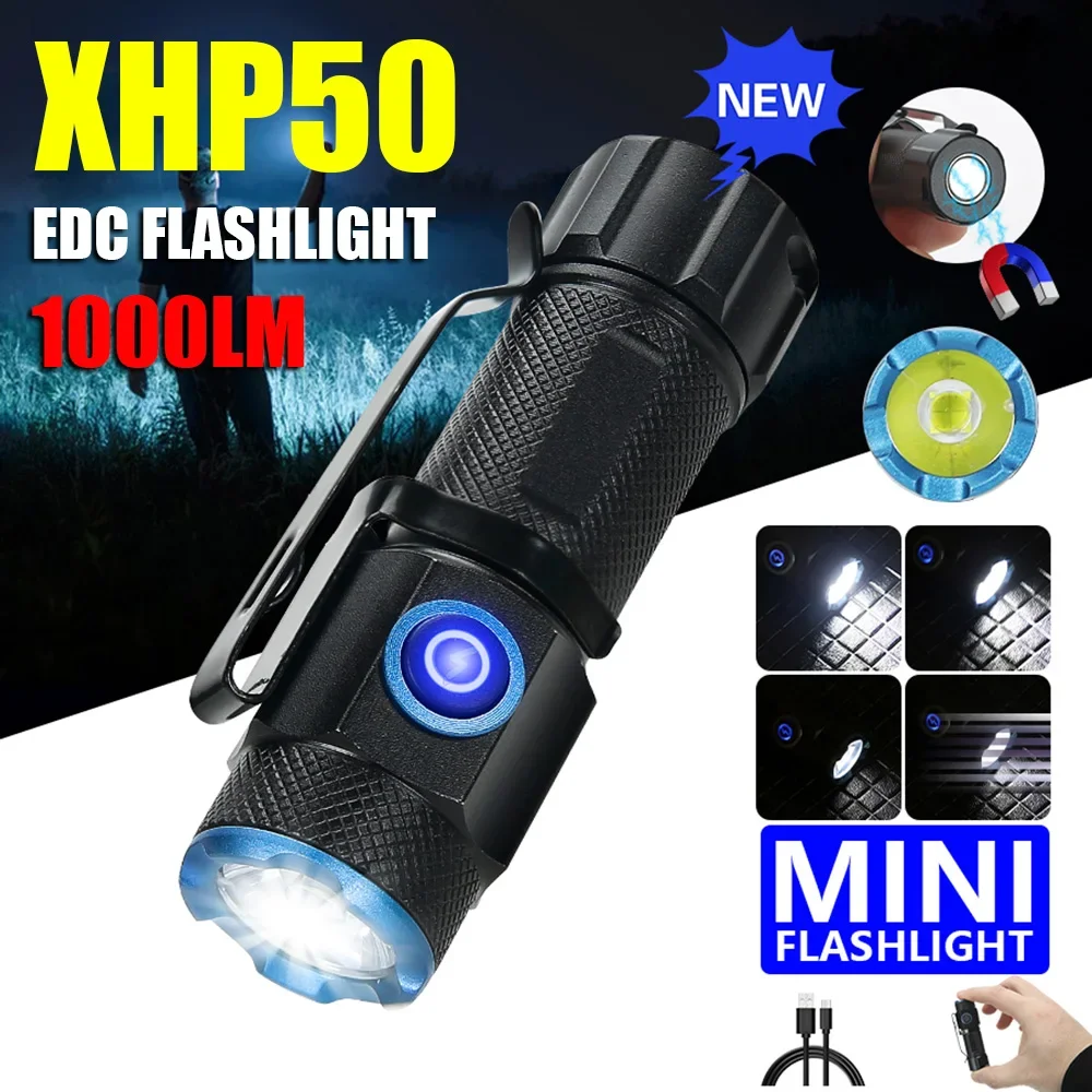 20 ワット超高輝度 P50 LED 懐中電灯ミニ充電式テー - Mini Electronics Gadgets のレビューと価格