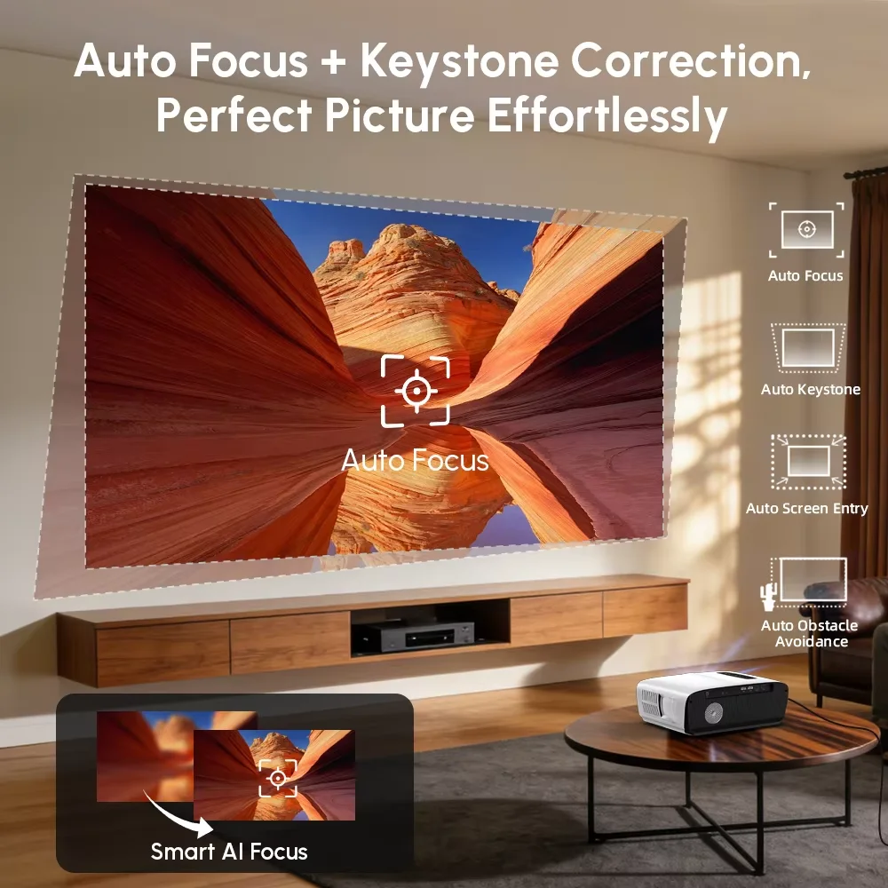 NewA9S 4Kプロジェクター オートフォーカス 昼間対応 - Electronics Home Gadgets のレビューと価格